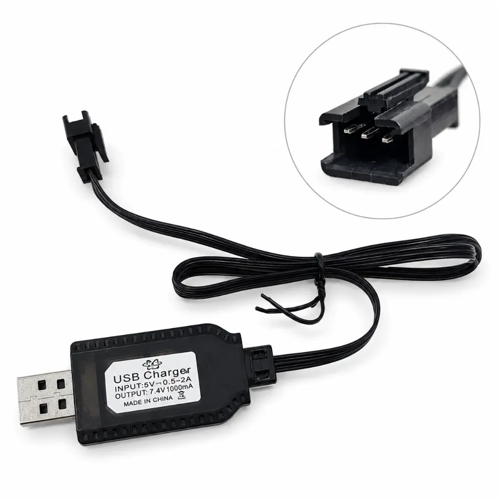 كابل شحن 7.4v 3Pin